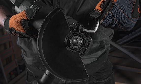 Winkelschleifer GL-190S 1400W 180mm - Regelbare Drehzahl 2500-8500 U/min, M14 & Elektrische Flex Trennschleifer für Metall, Stein & Beton von Dnipro-M