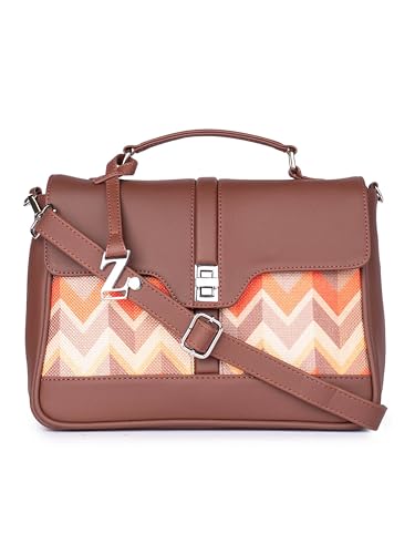 Image of ZOUK | Women's Vegan Leather | Stylish Handbag with Adjustable Strap, Top Handle |