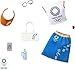 Barbie Storytelling Fashion Pack of Doll Clothes Inspired by The Olympic Games Tokyo 2020: Top, Skirt and 6 Accessories Dolls, Gift for 3 to 8 Year Olds