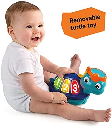 Baby Einstein, Neptune's Ocean Discovery Baby Activity Jumper & Bouncer, Play Centre with Removable Toys, Introduces Numbers and Colours, Languages, 4 Adjustable Heights, 360° Rotation, Ages 6 Months+