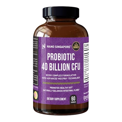 PROBIOTIC 40 Billion CFU with Advance WecPro Technology - Digestive Health | Diet Detox | Immunity | Cleanse | Eczema