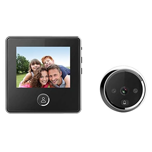 digitharbor® 3" LCD Screen Digital Door Camera Electronic Door Viewer Bell IR Night vison Door Peephole Camera Photo Recording 120 degrees Wide View Angle
