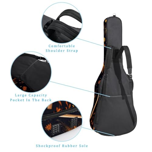 Housse de guitare anti-choc protégeant de la pluie avec sangles