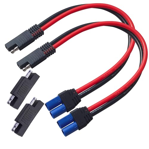 Câble adaptateur de connexion rapide SAE vers EC5 10 AWG pour alimentation solaire
