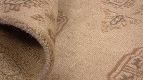Tapis de sol Pakistan Buchara beige 3 couches durable - 8