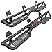 YZONA Running Boards SuperCrew Cab Compatible for 2015-2025 Ford F150 & 2017-2025 Ford F250 F350 Super Duty Crew Cab Side Step, Two Stairs Design Side Bars Nerf Bar (Pickup 4-Door)