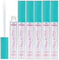 Gloss Labial Maçã do Amor, Volumizador, Transparente com Brilho, Ácido Hialurônico e Vitamina E, 5ml, Hidratação Intensa, Para Lábios Mais Cheios