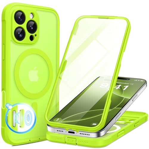Coque iPhone 16 Pro Max MagSafe verte : protégez votre écran et vos photos en voyage ou rando