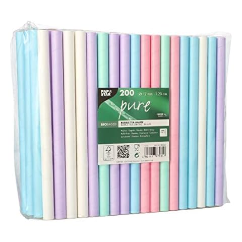 Pailles à thé à bulles PAPSTAR 88024 Cover