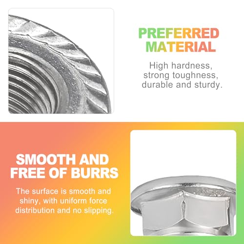 image for ZukoCert 24-Pack Universal Bike Axle Nut & Washer Kit – M8/M9.5/M10 