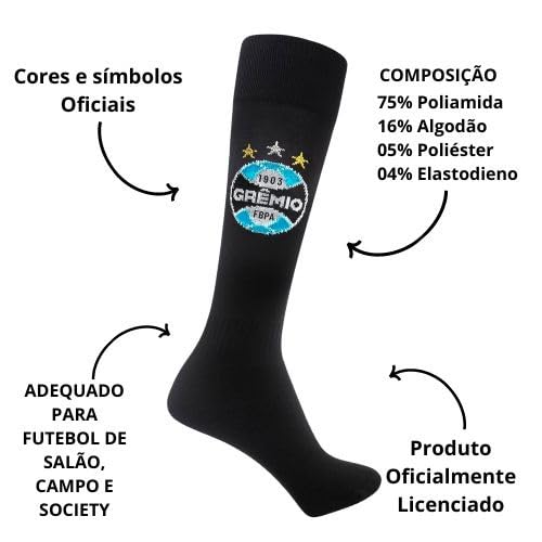 Meião Infantil do Grêmio para Futebol Salão Campo ou Society