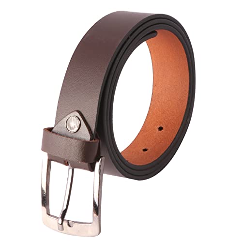 Image of USL Casual /Formal Genuine Leather Belt With Adjustable Buckle For Men