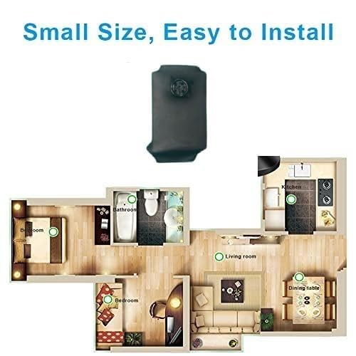 Image of SAFETYNET Mini WiFi Button Camera 1080P HD | Live View on Mobile via iWFCAM App | Motion Detection | 32GB Support | Loop Recording | Portable Clip-On Indoor Security Camera