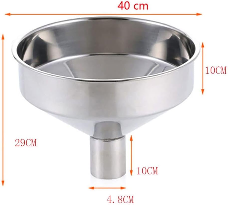 ロート 大型ファンネル ステンレス製のファンネルです キッチン用充填ファンネル 多機能ディスペンサー 大口径 オイル用ファンネル ワ