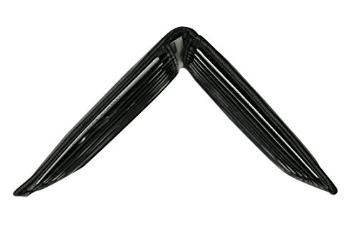 Marshal Bifold Leather RFID Blocking Wallet For Men & Women | Genuine Leather Holder With 19 Slots, 2 Bill Compartments & ID Window For Credit/Debit Cards, Money & More (Black) - Image 6