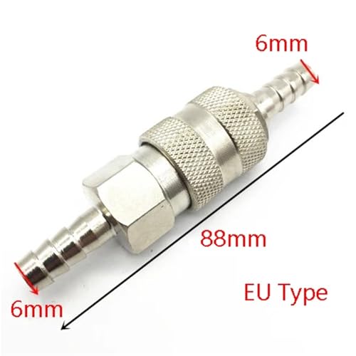 Conector rápido neumático EU 6mm para compresor de aire de taller 3