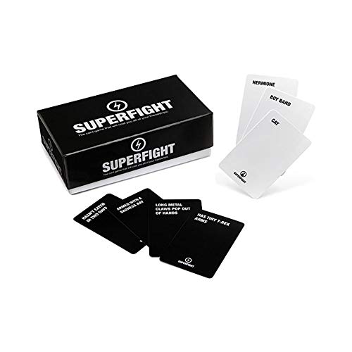 Superfight a Card Game of Absurd Arguments | Fun Family Friendly, Party Game of Super Powers and Super Problems, Enjoyed by Kids, Teens, and Adults, 500-card Deck, 3 or More Players, Ages 8+