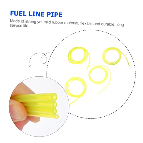 Manguera de combustible flexible y duradera de 4 piezas para motores pequeños 4