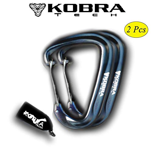 Kobra Tech Aluminum D Shape 12 KN (2697 Lbs) Small, Strong and Light