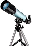 Equipado con dos oculares diferentes: H20mm/H6mm, puede observar libremente objetos de diferentes distancias y tamaños, y el aumento es de 18X/60X. (Espejo para observar la luna H6)