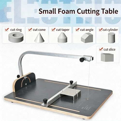 Machine de coupe pour mousse à angle réglable avec kit d'outils de découpe polystyrène DIY - 5