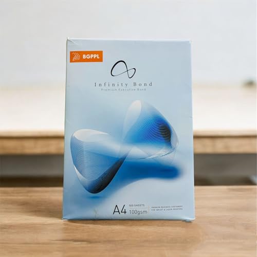 Image of BILT BGPPL Infinity Premium Executive Bond Paper | A4 Size |100 GSM | Plain White Paper | Pack Of 500 Sheet