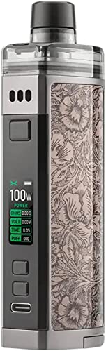 OXVA-Velocity-LE-Pod-Kit-No-Leaking-Unipro-coils-No-Nicotine-2-ml-Cartridge-Ergonomic-Battery-Adaptor-Design-Comes-in-Various-Beautiful-Colours-ABS-Material-Outlook-Design-Brown-Emboss