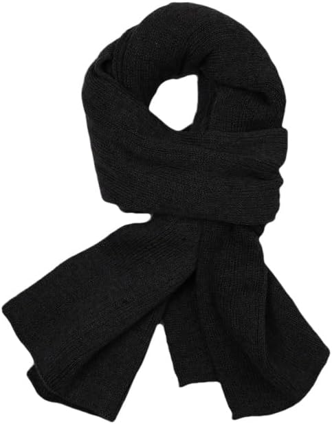 Merino Wool Scarf for Men & Women – Soft Unisex Winter Shawl, Warm Breathable Knit Wrap Gift