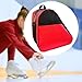 Zxpjkyu Roller Skate Bag Carry Handbag Lightweight Accessories Portable Skating Shoes Storage Bag, Red