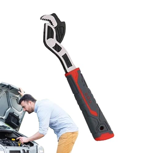 Genérico de tubos ajustables rápidos: llave universal de plomería | Cerebro resistente para taller, garaje, hogar y trabajo