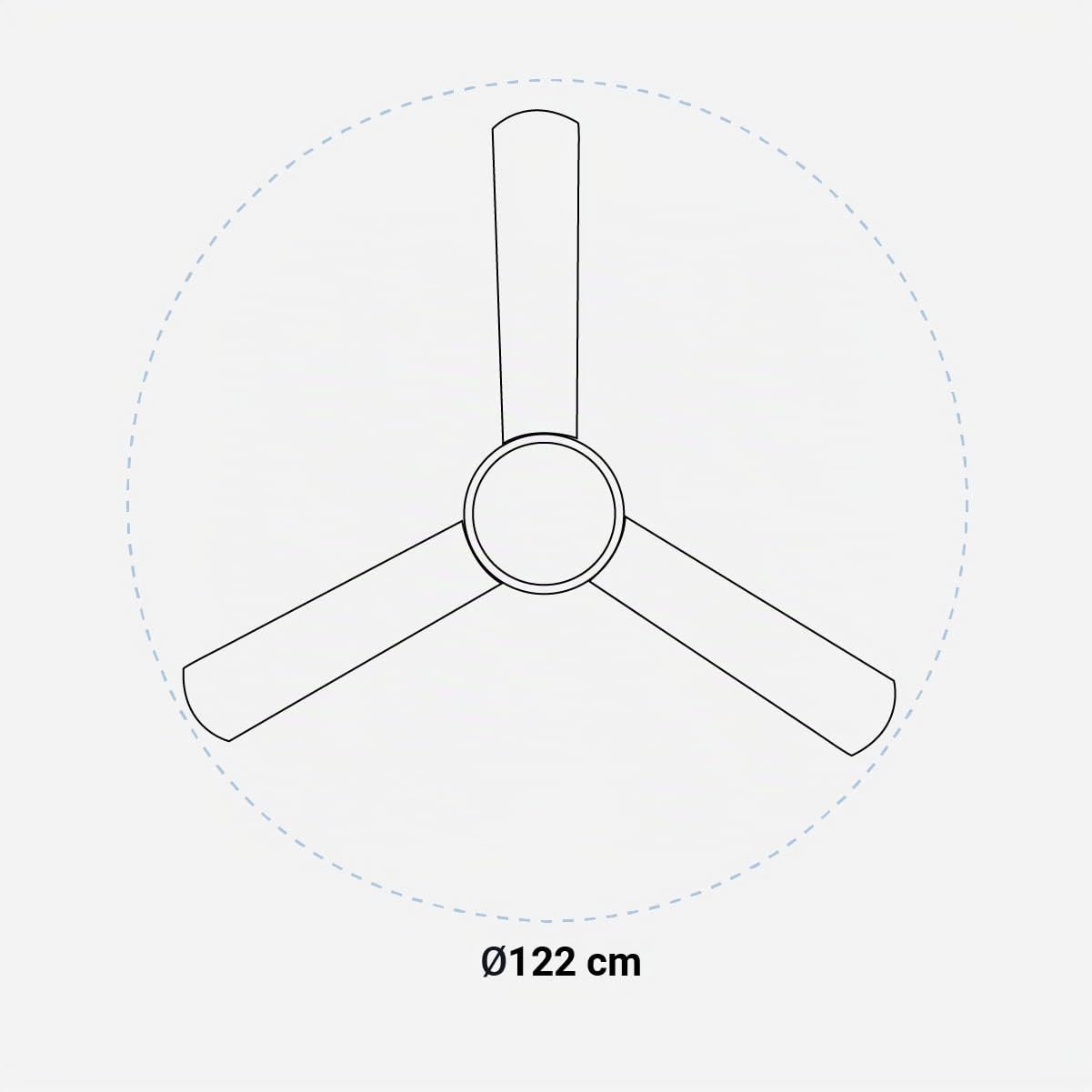 UNIVERSALBLUE Ventilador de techo con luz LED y WiFi | Rojo | Silencioso con Motor DC | Control por App, Alexa, Google Assistant y mando a distancia | 6 Velocidades | Aspas Reversibles