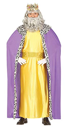 GUIRMA Costume Re magio Baldassarre, Jaune/Violet, L (52 - 54), 41687 Cover