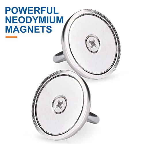 E Bavite DH-10 Magnetic Hooks, 100 Lb（45Kg） Heavy Duty Magnetic Hooks thumb #1