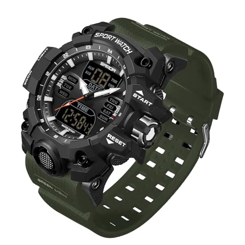 Image of Gosasa Men's Watches Multi Function Military S-Shock Sports Watch LED Digital Waterproof Alarm Watches