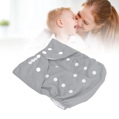 Waschbare Windel für Babys, Wiederverwendbare Stoffwindel, Stoffwindeln für Kinder verstellbar waschbar wasserdicht auslaufsicher mit Druckknöpfen für Kinder im Alter von 3 bis 6 Jahren(104)