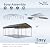PHI VILLA 12 x 20 ft Metal Carport with Galvanized Steel Roof - Multi-Use Shelter, Sturdy Metal Carport for Cars, Boats, and Tractors