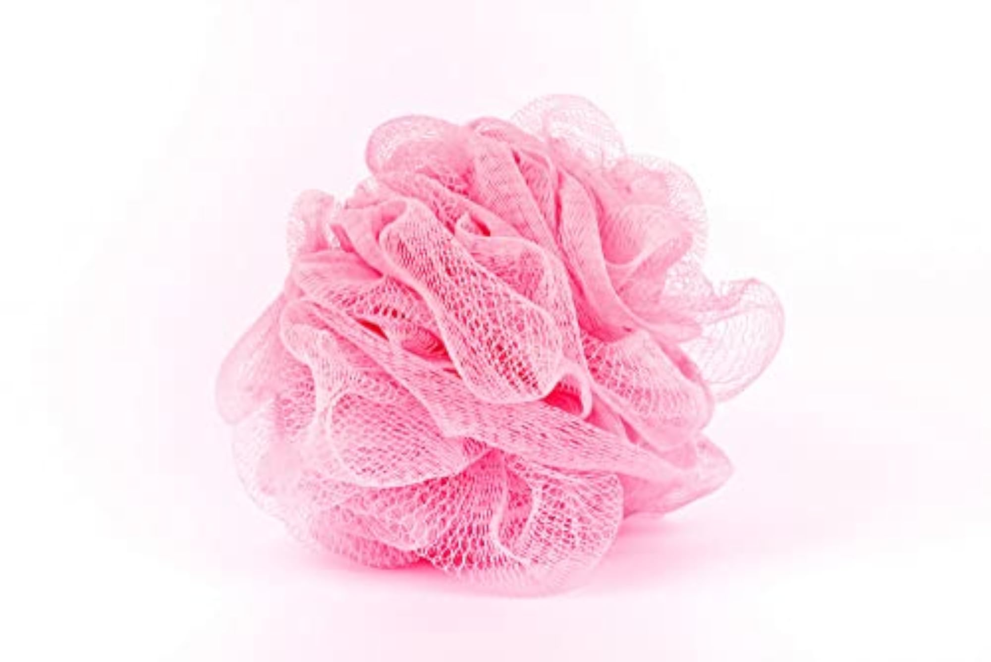 Body Back Scrubber Bathing Brush for Deep Cleaning, Round Loofah