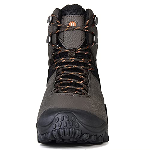 Men's High Top Waterproof Hiking Boots Outdoor Lightweight Ankle Shoes Trekking Trails GRAVEL3