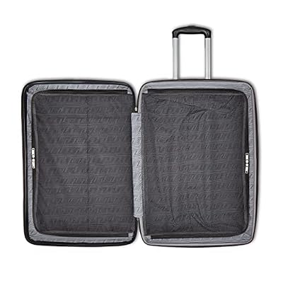 Samsonite Alliance SE Hardside Luggage with Spinner Wheels, Lightweight, 3PC SET (CO/MED/LG) SPINNER, BASS BLACK