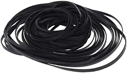 CYS 50PCS Universal Mix Cassette Tape Machine Belts Assorted Common Drive Flat Rubber Belt for CD DVD Recorders