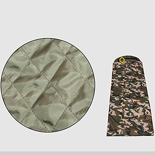 Jianghuayunchuanri Comfortable Sleeping Bag Outdoor Camping Winter Thick Heat Camouflage Sleeping Bag Single Sleeping Bag Indoor and Outdoor Activities (Colour: Camouflage, Size: 220 x 65 cm) - Image 3