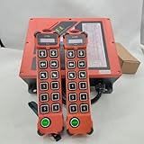 ✯【Fácil de instalar y operar】: Agujero de montaje de latón reservado en la parte posterior del receptor para que usted pueda instalar directamente. Cable receptor de 1,3 m con terminales de horquilla en Y para facilitar el cableado. El control remoto inalámbrico universal es adecuado para grúa puente de velocidad simple / doble / grúa de pórtico / polipasto de cadena / monorraíles / camión de cama de remolque / camión de bomba de hormigón / grúa de elevación móvil.