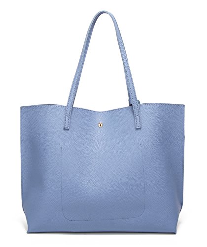 Image of Dreubea Women's Soft Faux Leather Tote Shoulder Bag from, Big Capacity Tassel Handbag