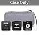 Aenllosi Hart Tasche Hülle für Rode Wireless ME/GO II 2-Kanal Mikrofon Funksystem (Grau,Nur Tasche)
