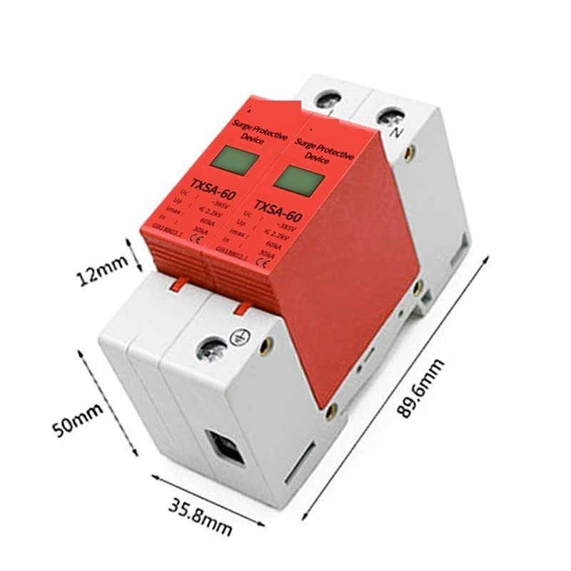 Interruttori ad aria Circuit Breaker AC SPD.DIN Rail 2. 0ka 40ka 30ka 60ka 2p 4p 385V Casa Scaricatore di sovratensioni da fulmine Protezione Protezione Dispositivo di scaricamento a bassa tensione (