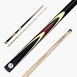 KUDOS Classic Range 57 Inch Heavy Weight 2 Piece Centre Joint Traditional Ash Snooker Pool Cue with 9.5mm Tip 20oz (Cue Only)