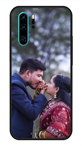 Image of NDCOM for Customised Huawei P30 Pro Back Cover | Luxury P30 Pro Phone Case | Huawei P30 Pro Mobile Cover DIY Personalised Photo Design | Customized Gift Custom Text Name Printed Glass Case