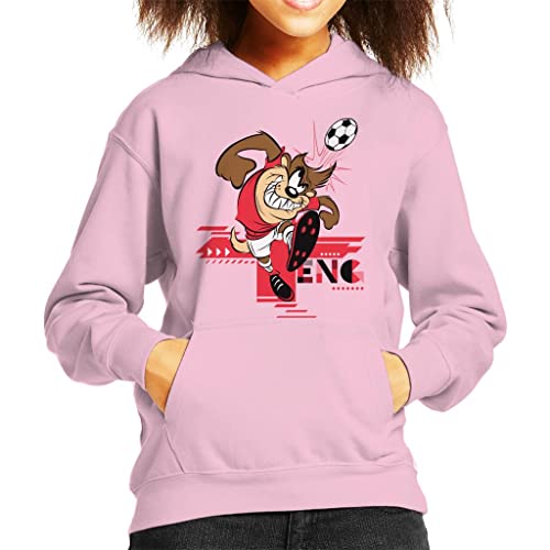 Sweat à capuche foot Angleterre Taz Looney Tunes cadeau d'anniversaire original garçon