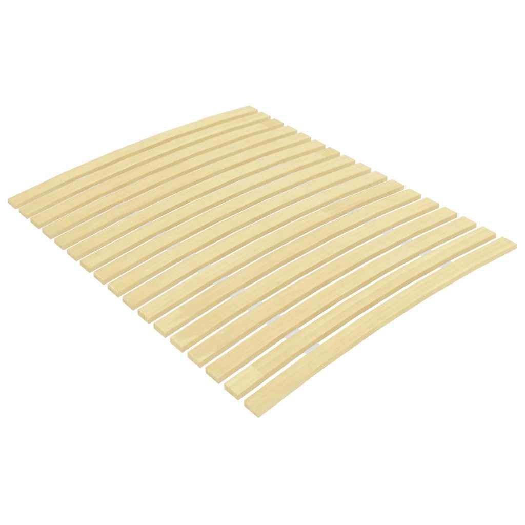 Rete di ricambio con 17 doghe 100 x 200 cm in legno di pioppo massello per letti a castello, letti a piattaforma, doghe in legno con fettuccia per la dissipazione del calore,