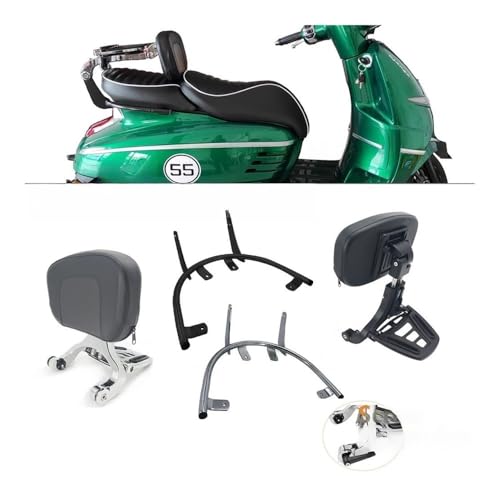 Dossier passager moto Django avec porte-bagages pliable - 2